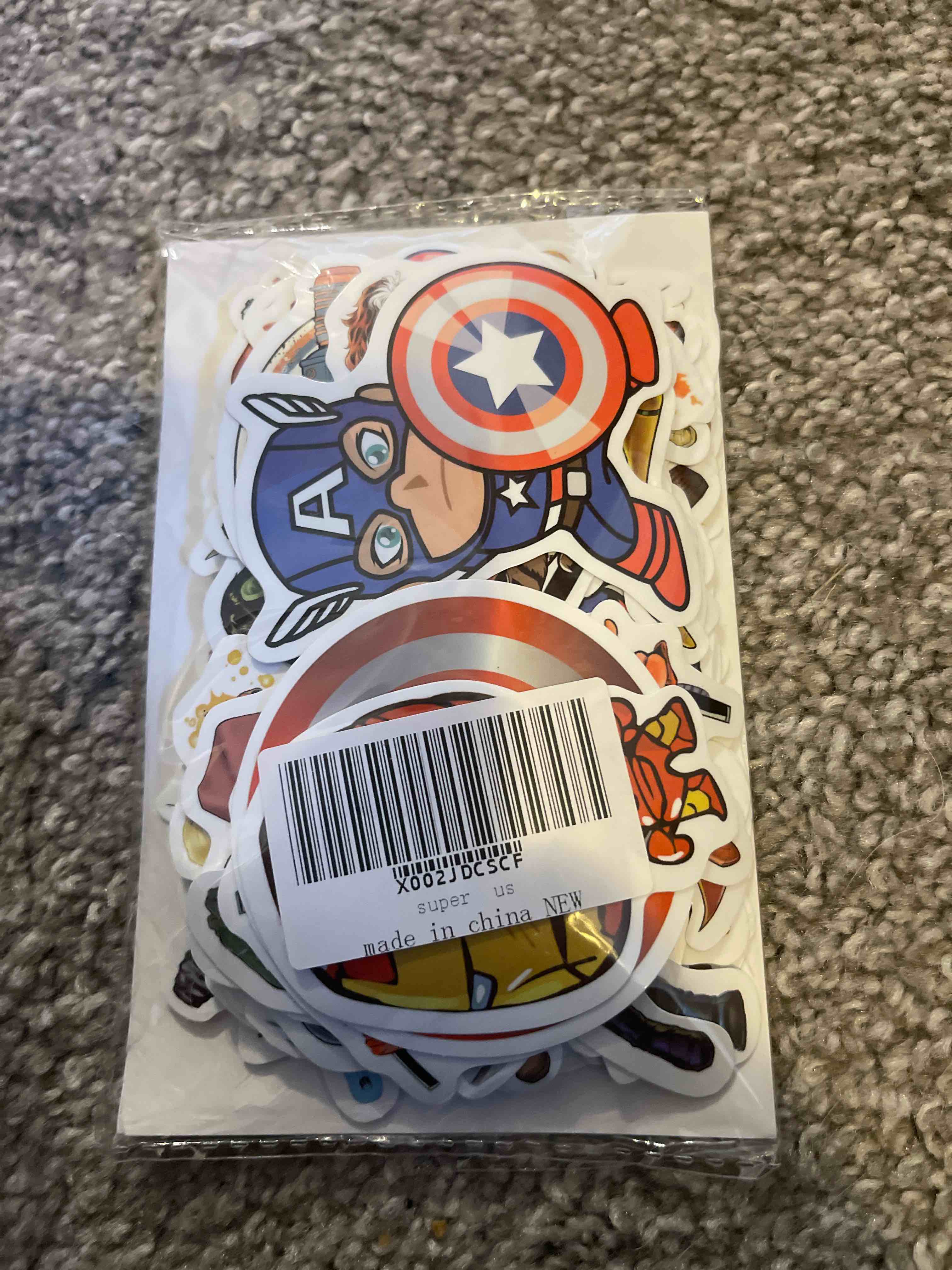 Super Hero Stickers 