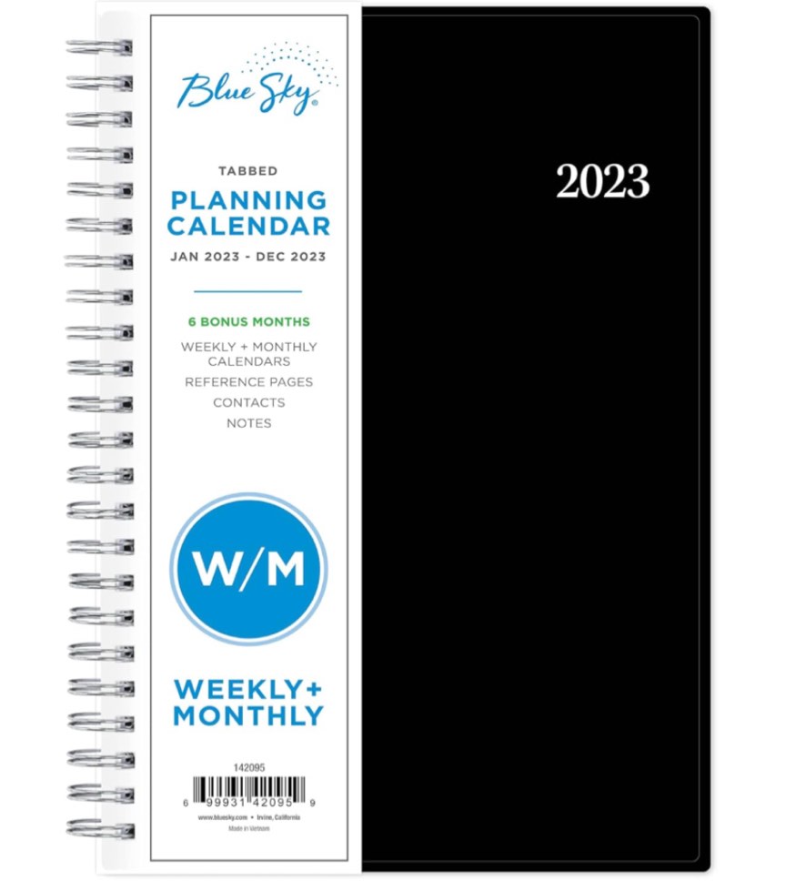 Blue Sky 2023 Weekly And Monthly Planner, January - December, 8.5" X 11", Flexible Cover, Wirebound, Enterprise (142092) : Buy Online At Best Price In KSA - Souq Is Now - View #5