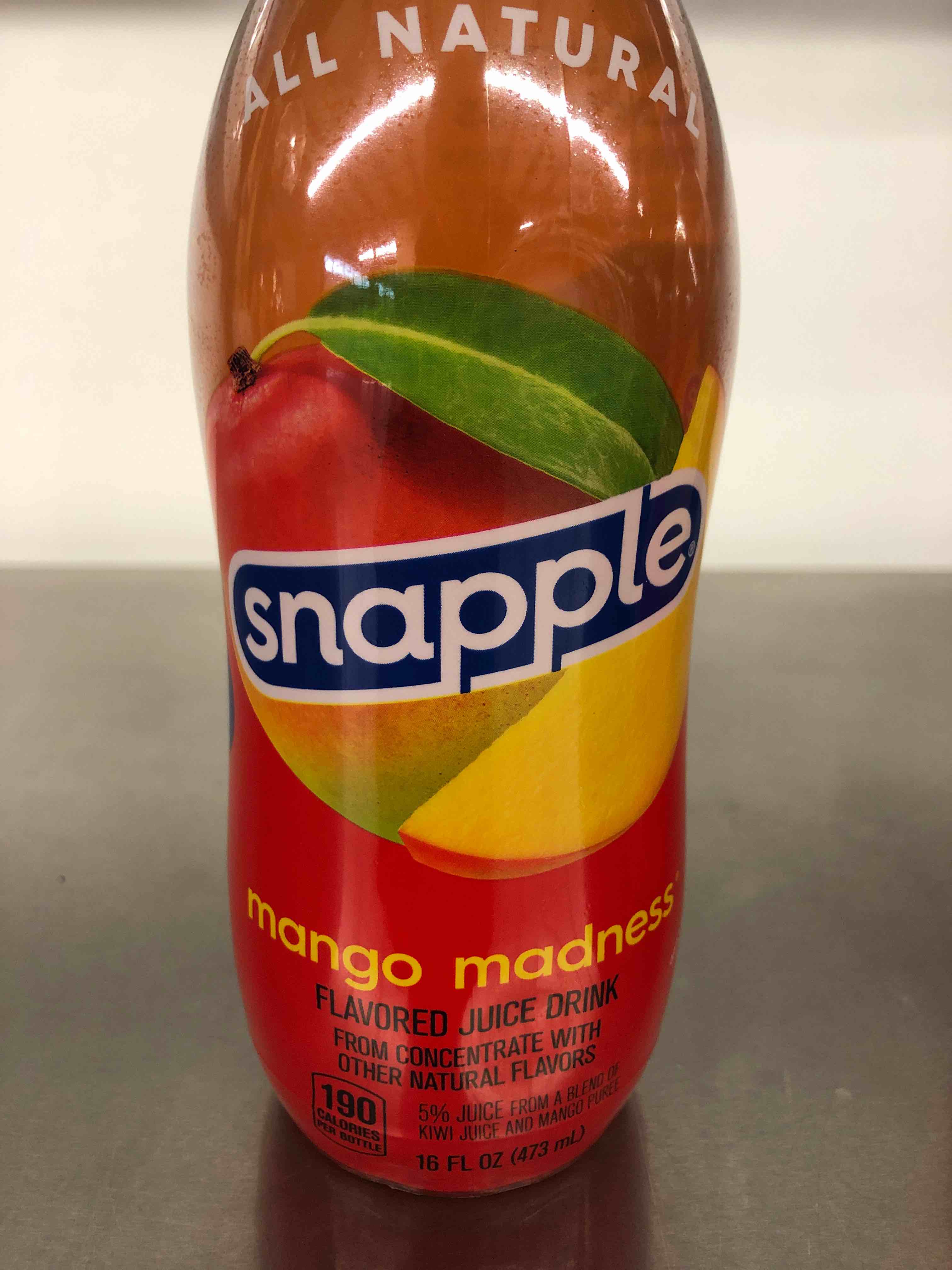 Snapple Mango Madness 16oz Bottle