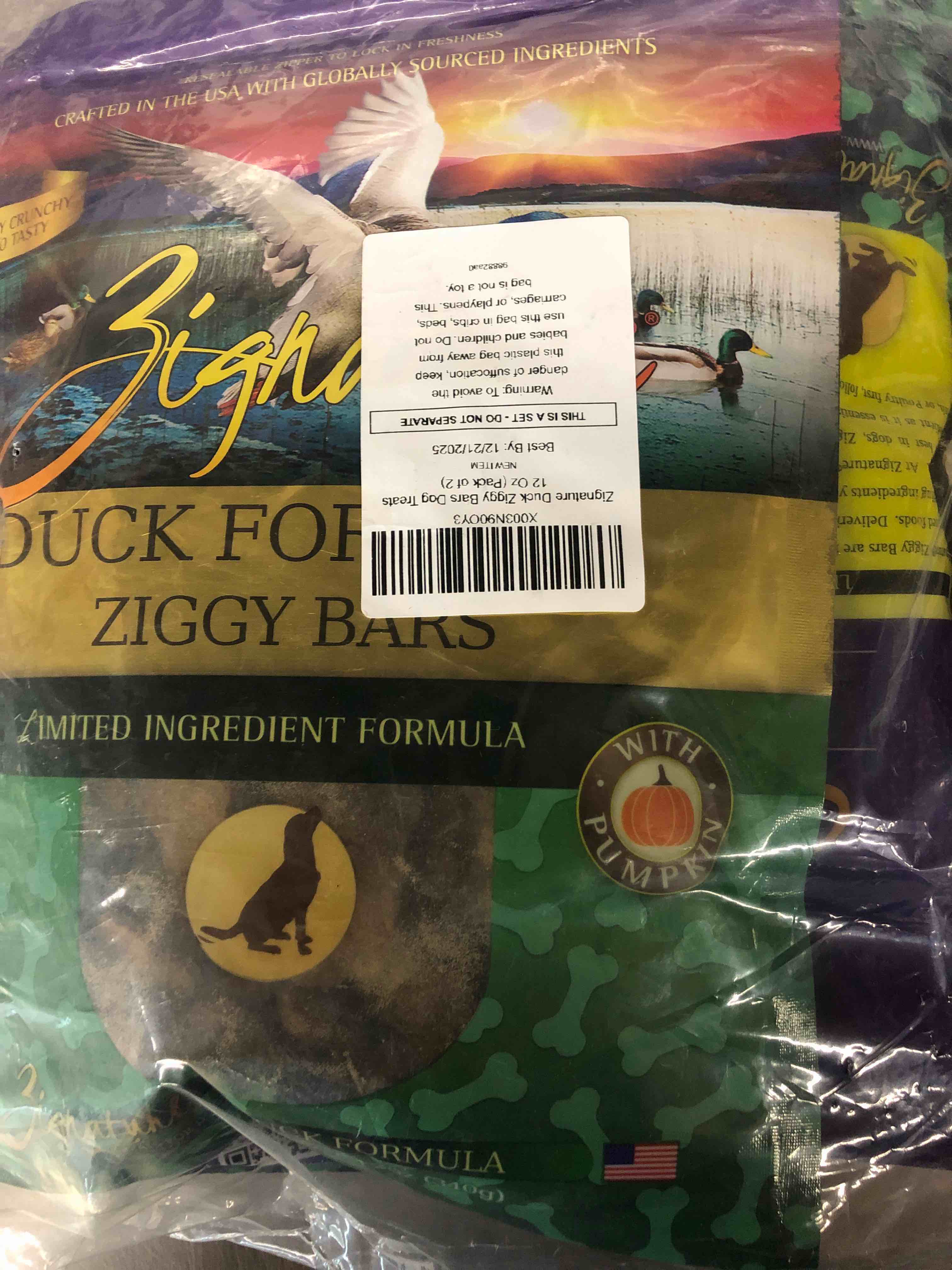 Zignature Duck Ziggy Bars (Pack of 2)