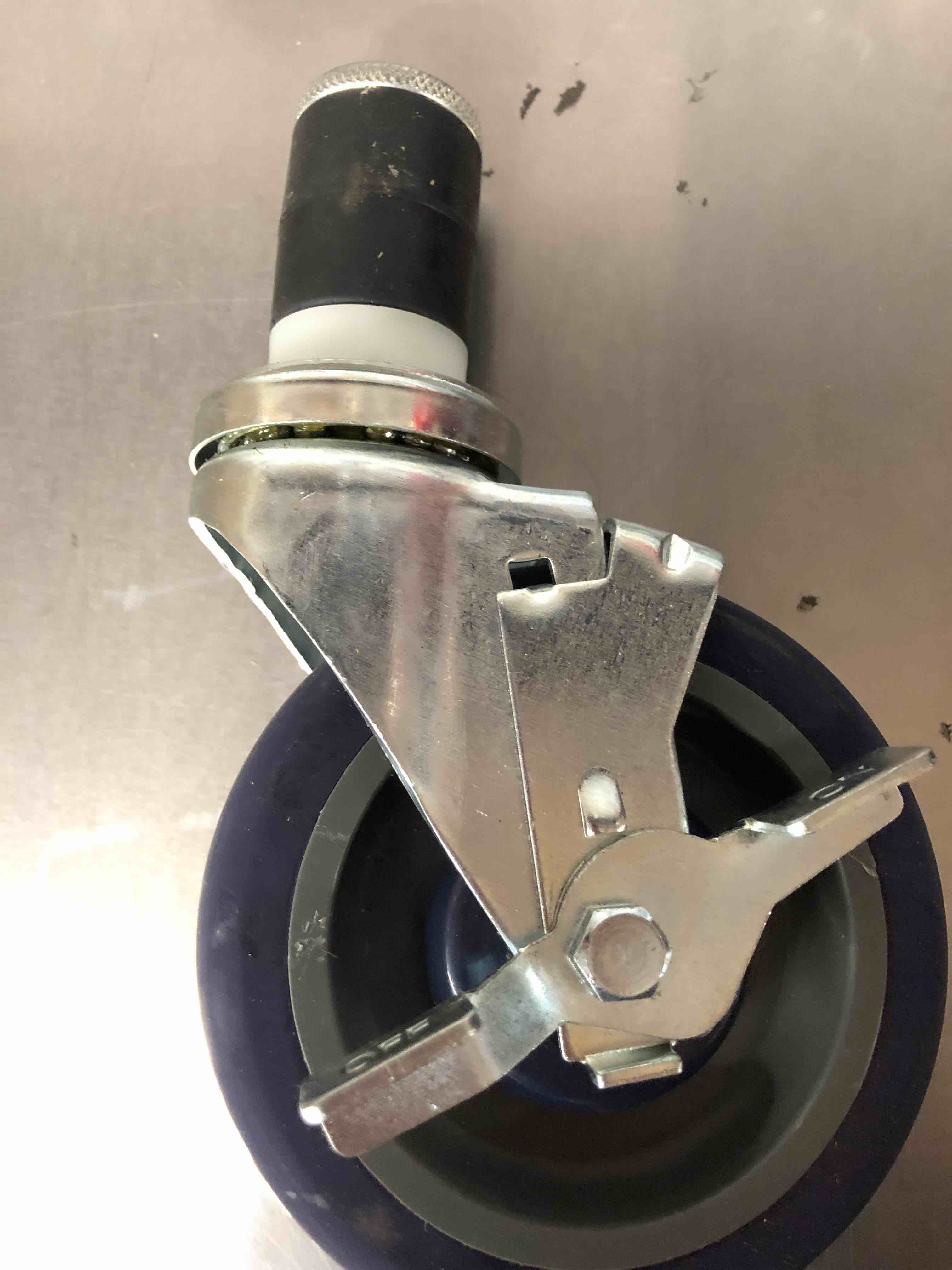 5in Diameter Swivel Wheel (With Lock)