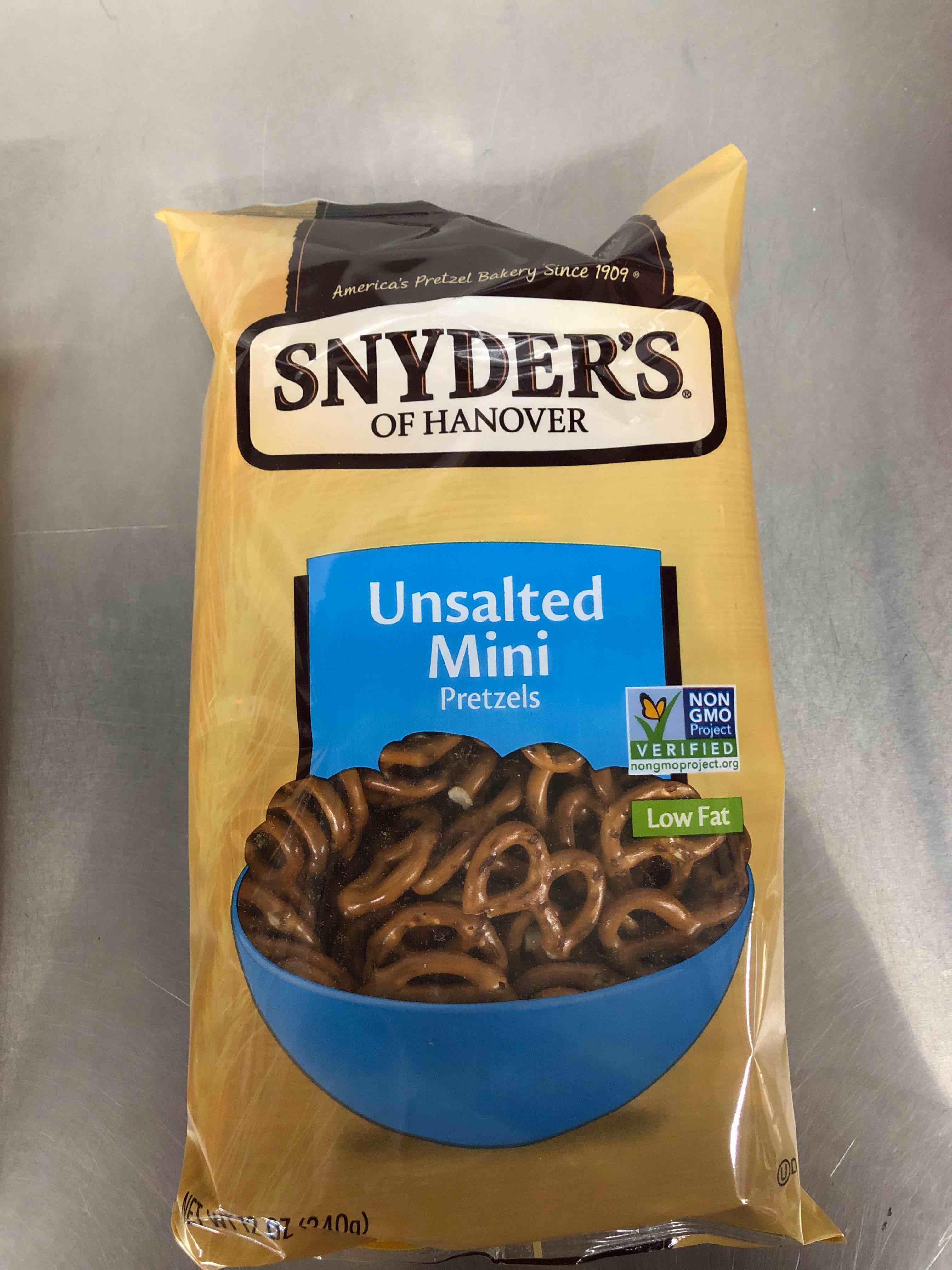Snyders of Hanover Unsalted Mini Pretzels