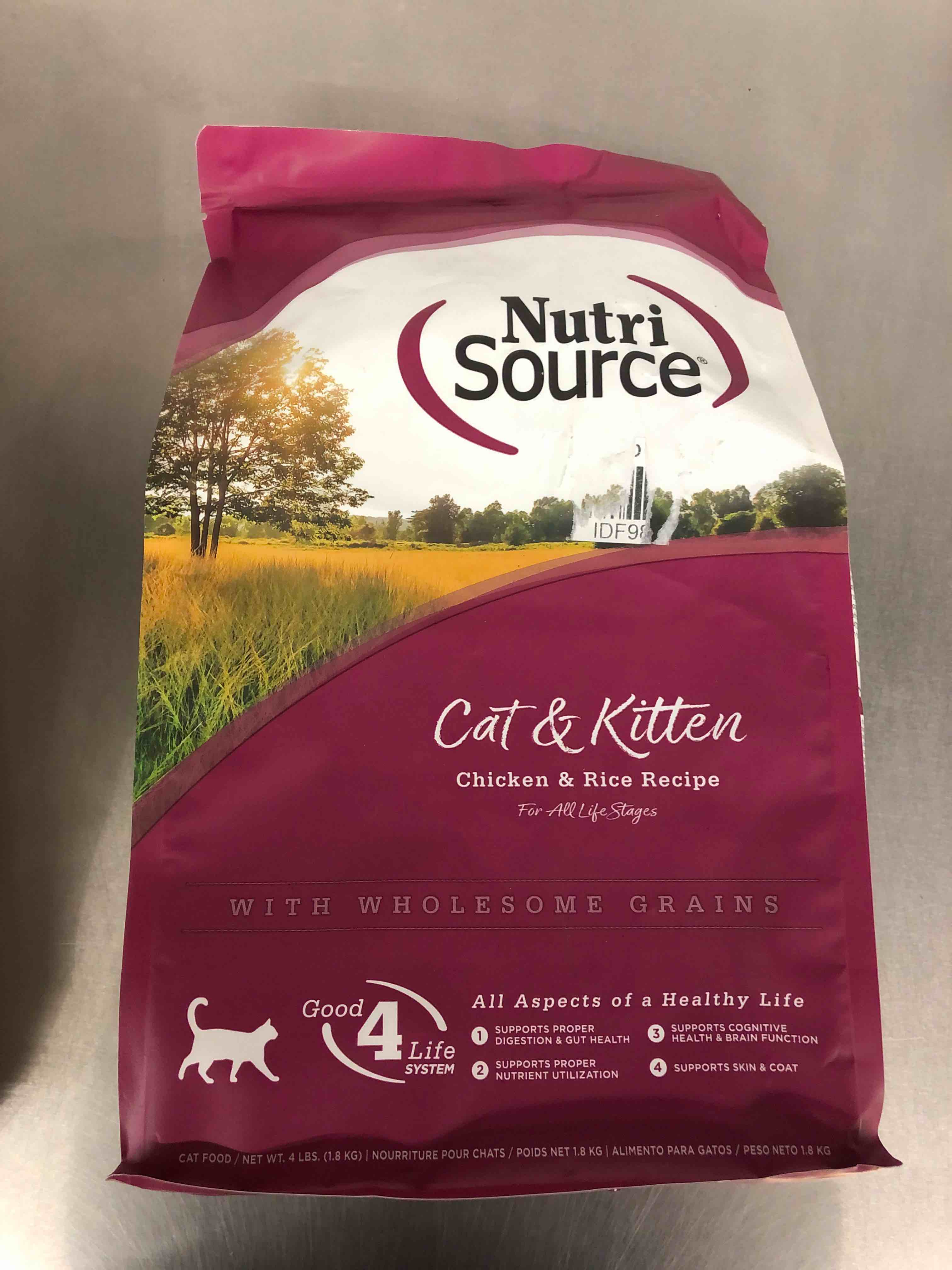Nutrisource Cat and Kitten 4 Lb Bag