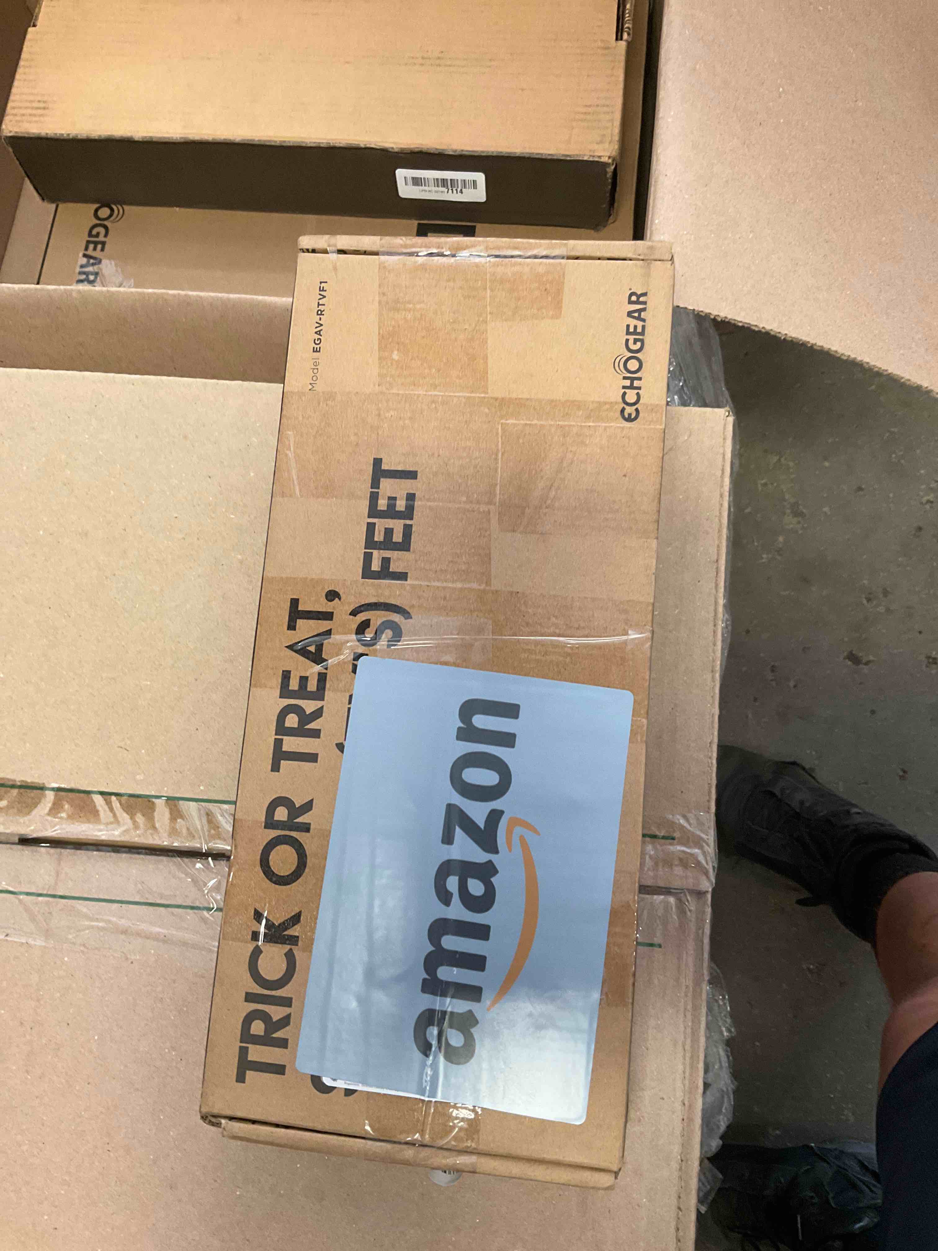 ECHOGEAR Universal Large Stand - Height Adjustable Base for TVs Up to 77" - Wobble-Free Replacement Stand Works w/Any TV Including Vizio, TCL, Samsung & More - Flat Design Compatible w/Soundbars