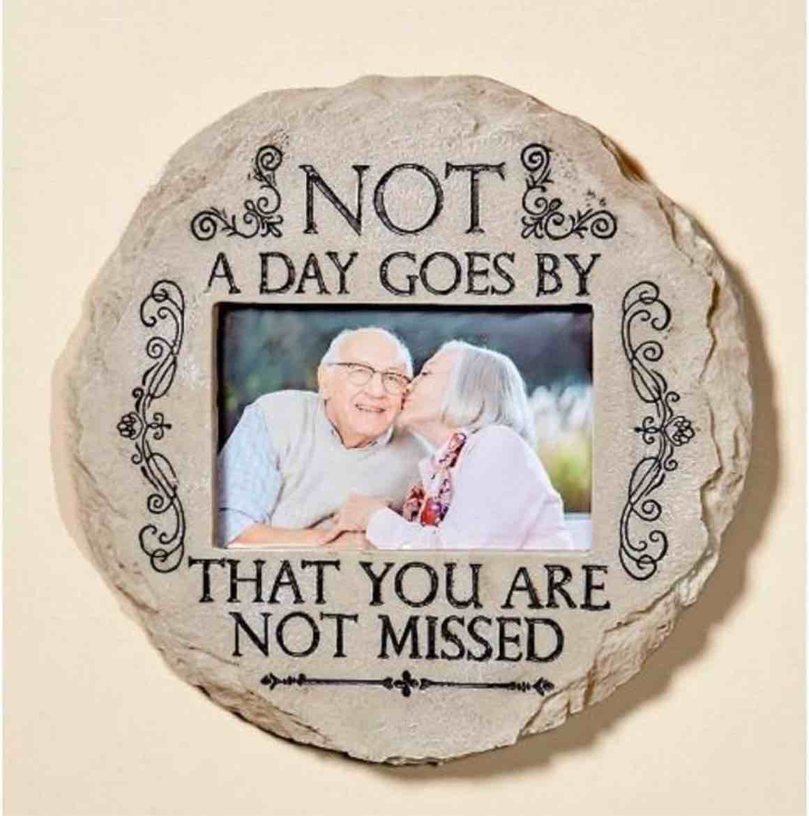 Memorial Garden Photo Stone Not a Day Goes By