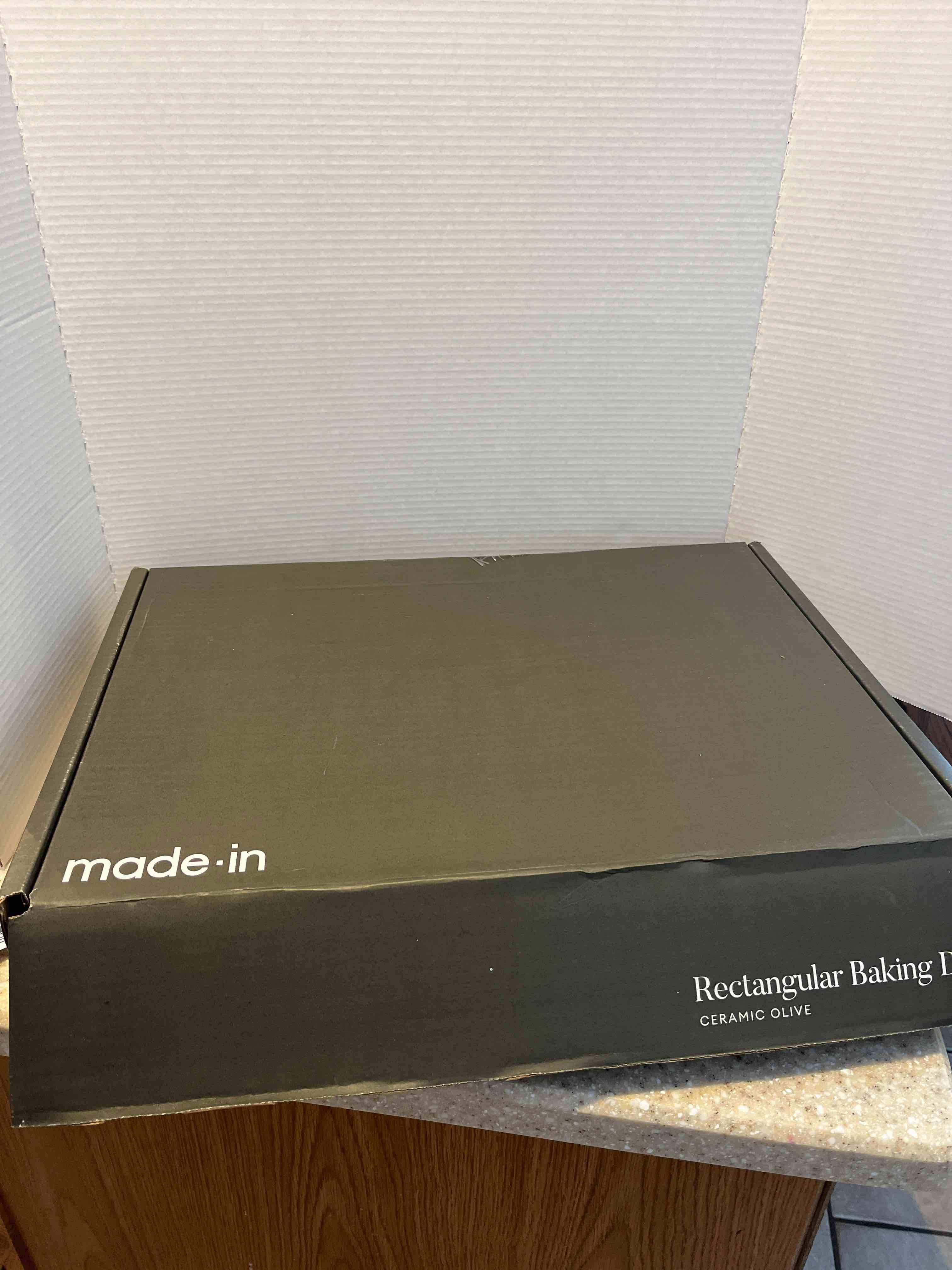 Made - In Rectangular Baking Dish Ceramic Olive 