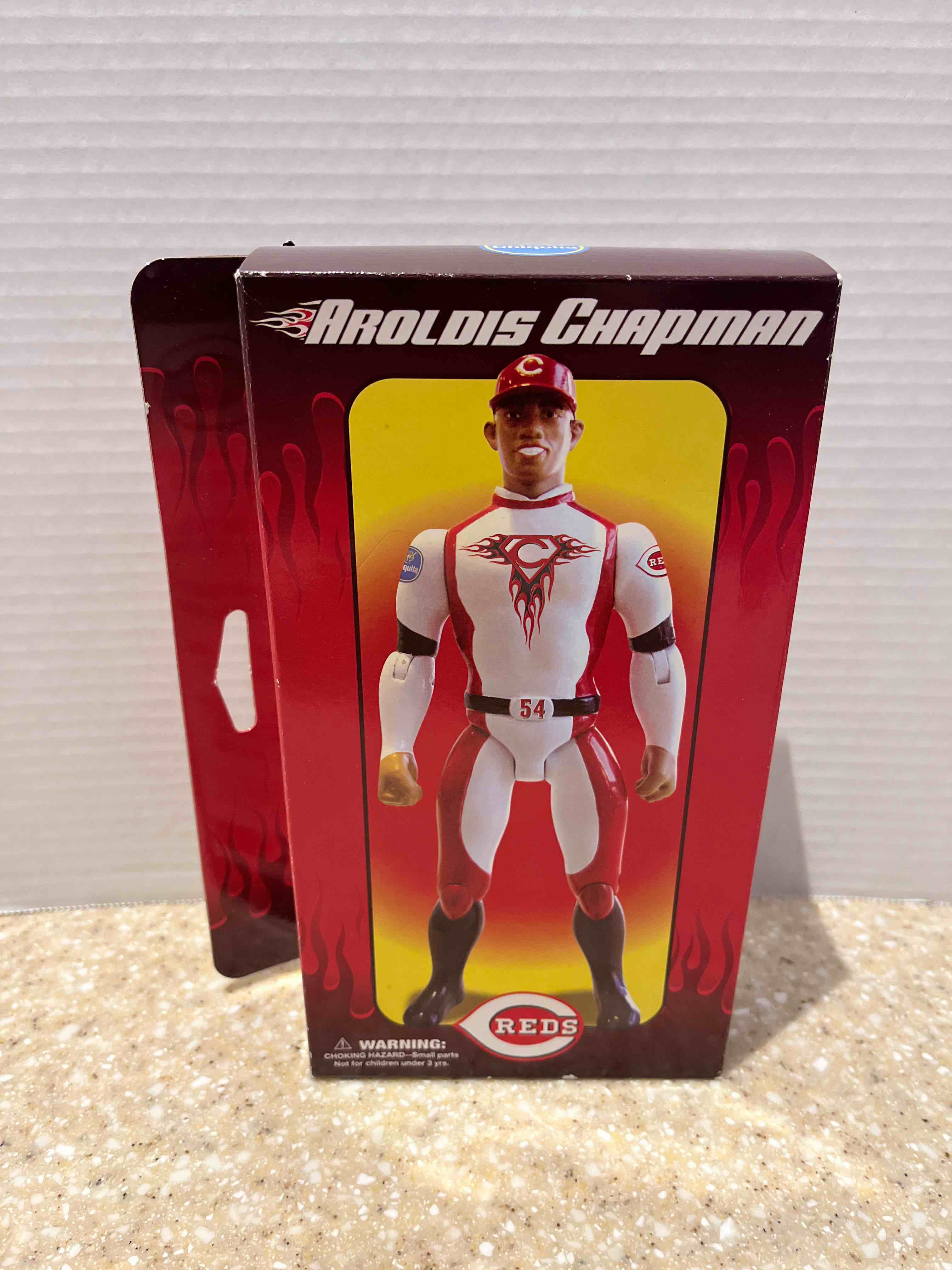 Cincinnati Reds Aroldis Chapman Bobblehead Figure Stadium Giveaway 