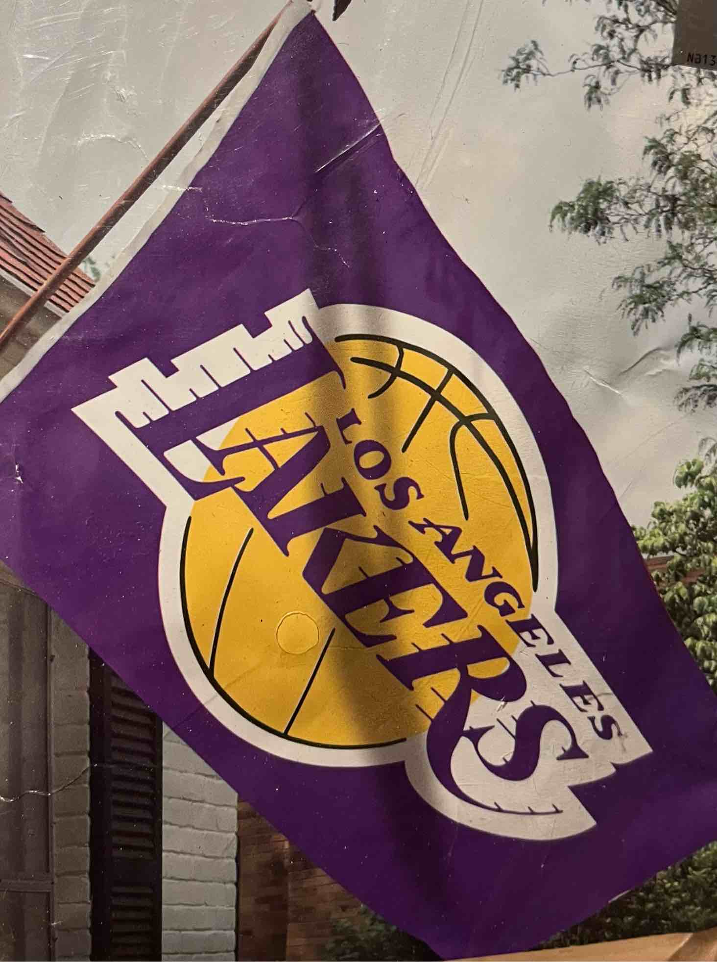 Los Angles Lakers 3 x 5 indoor outdoor flag 