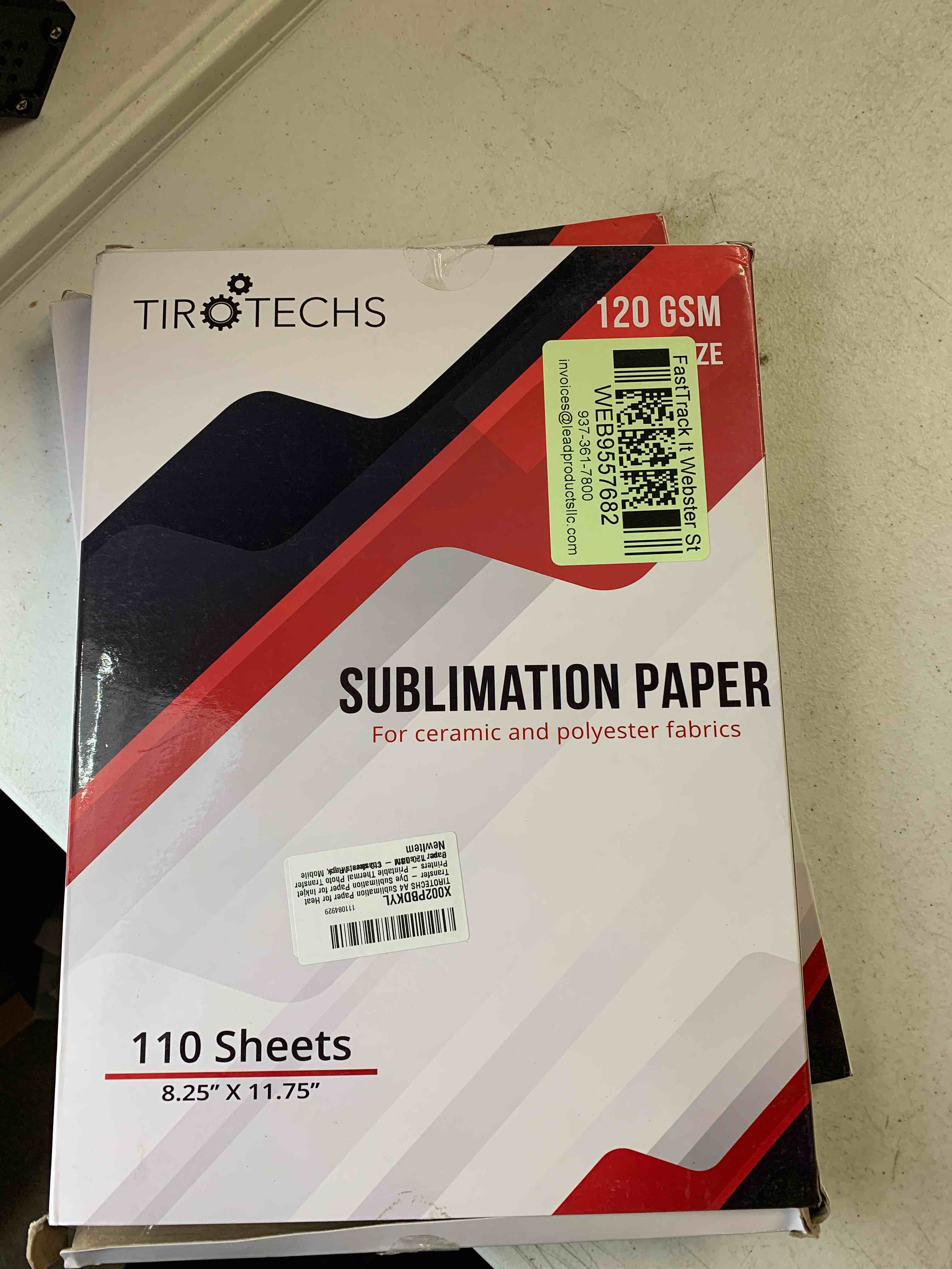 TIROTECHS SUBLIMATION PAPER