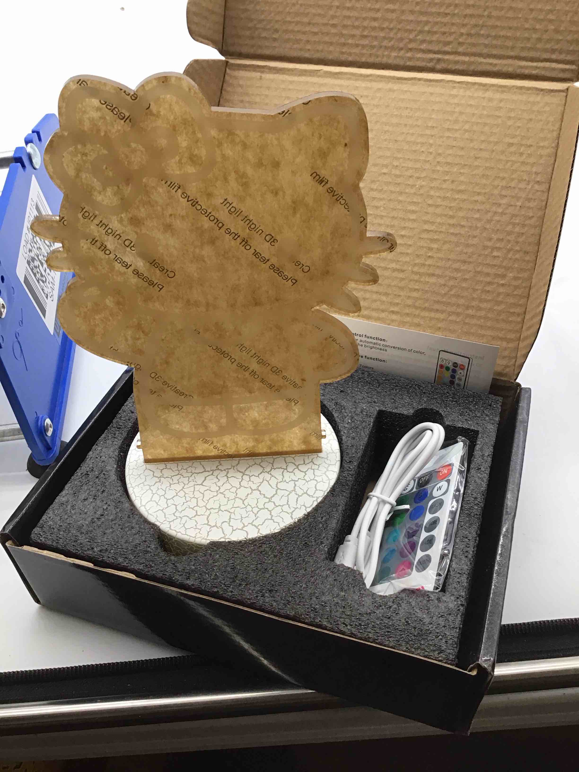 3D Night Light Pet Cat 3D Lamp Optical Illusion Nightlights Touch Switch Bedside Lamp 7 Colors Changing LED Lamps Perfect Birthday Gifts for Girls Kid hello kitty (N01 Pet Cat)