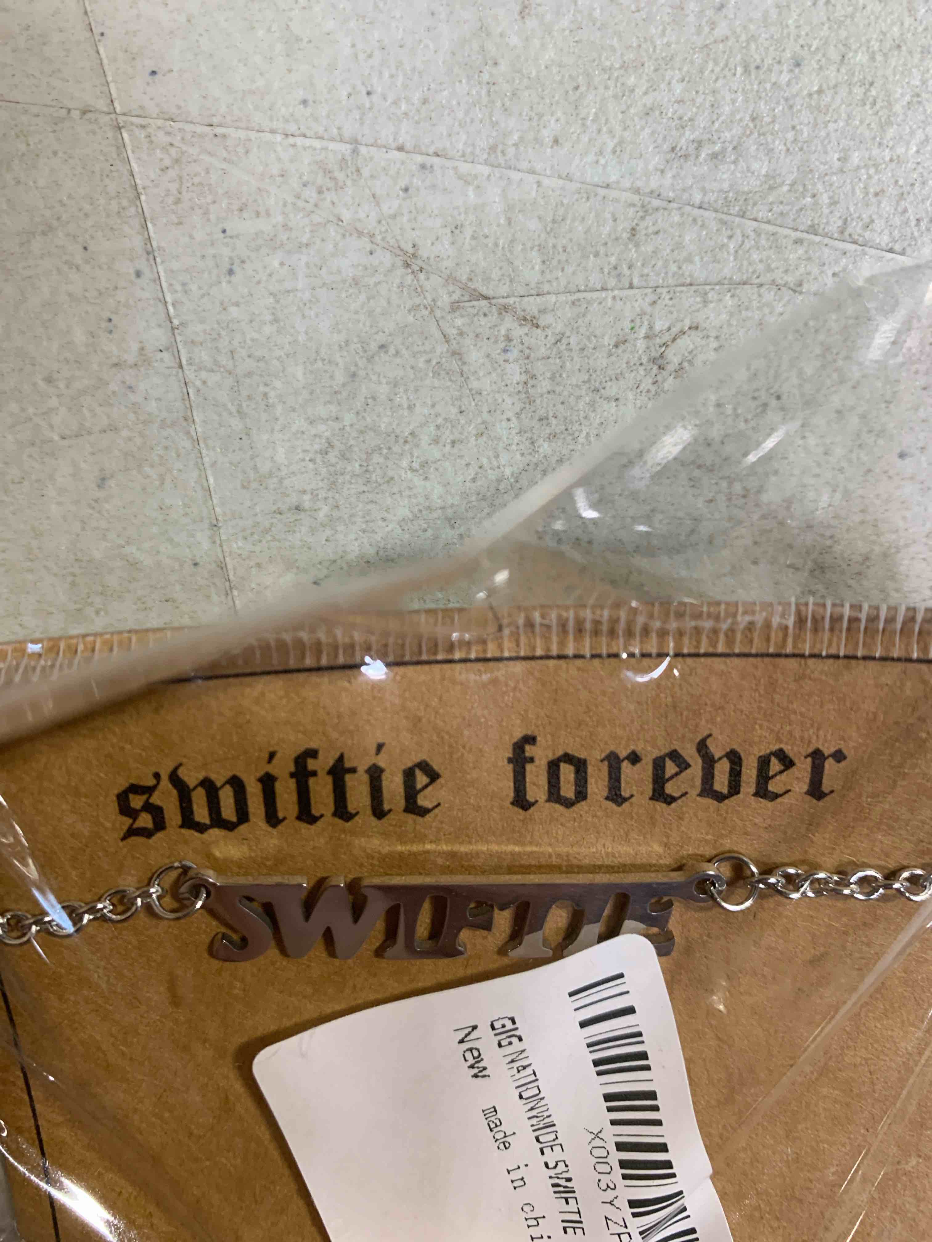 Taylor swift swiftie merch stainless steel necklace 