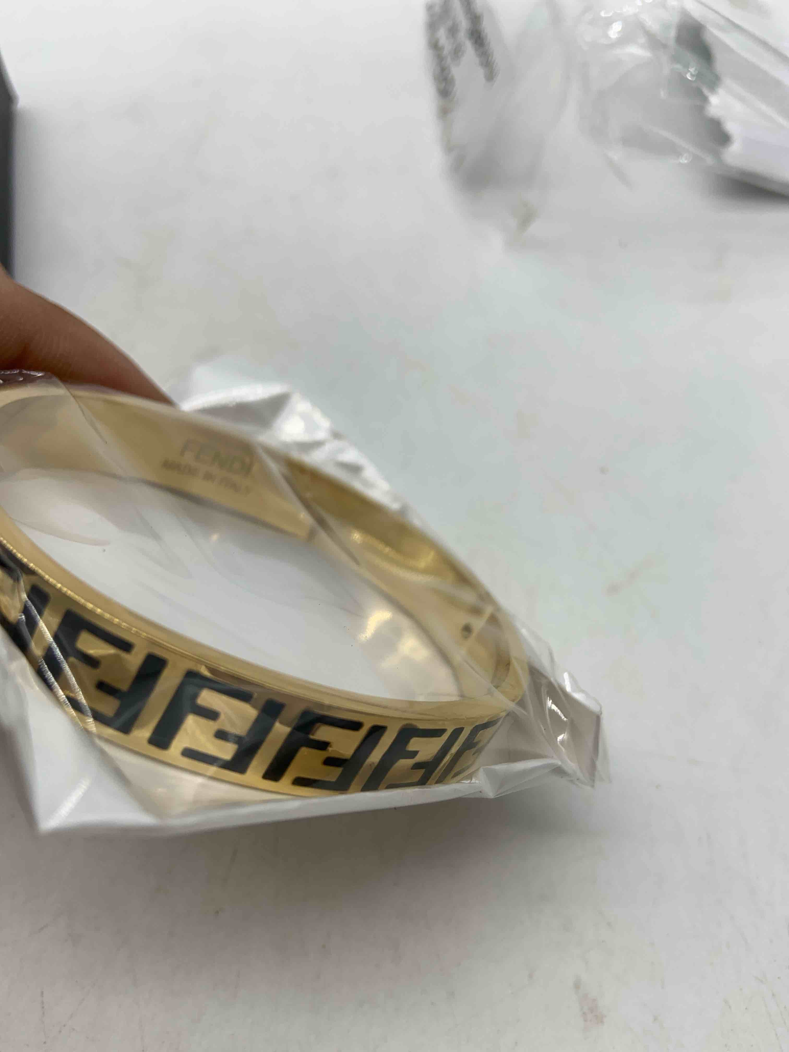Fendi Forever Gold Stainless Steel Bracelet 