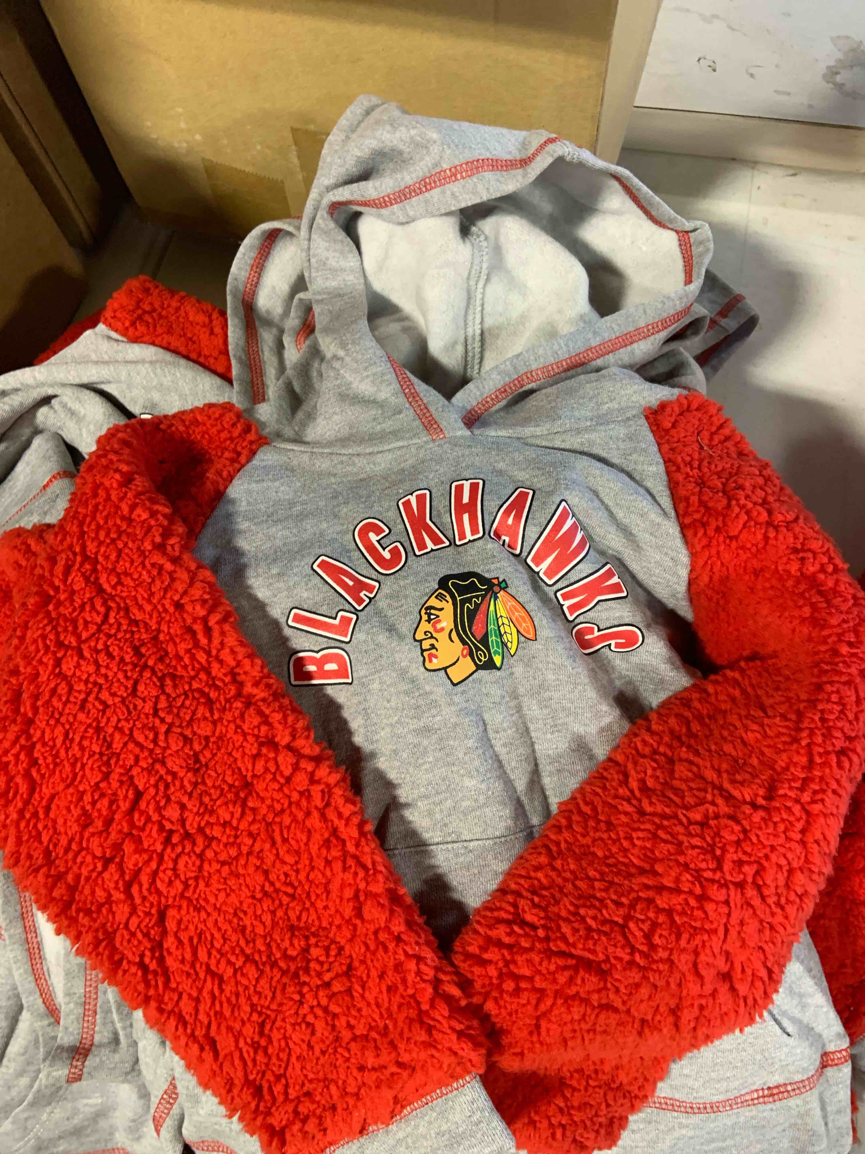 Toddler 3T Chicago Blackhawks fleece hoodie 