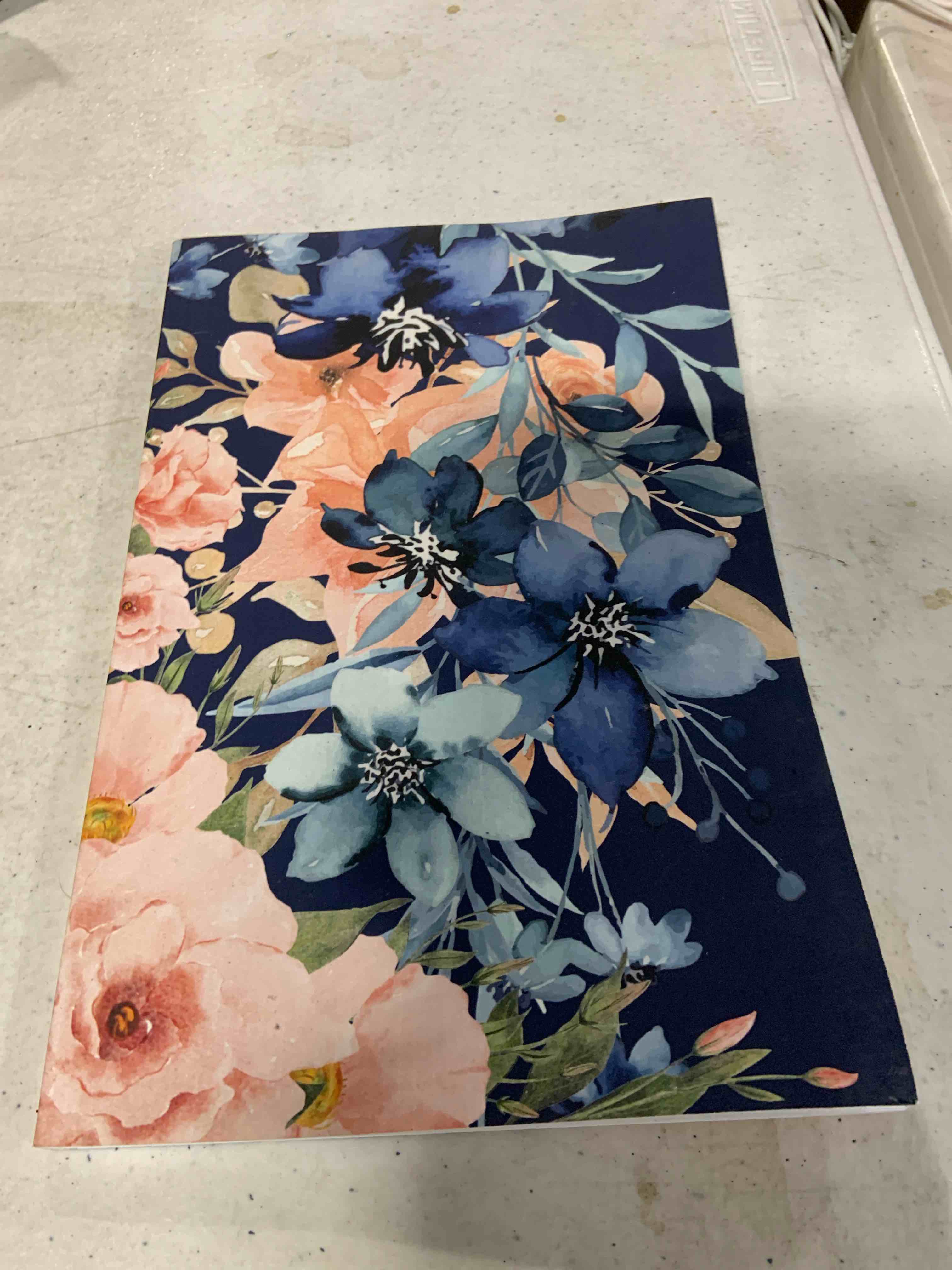 Floral Notebook for note taking
