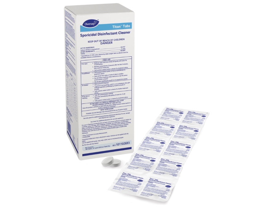 (10 tablets) Titan(TM) Tabs Sporicidal Disinfectant Cleaner