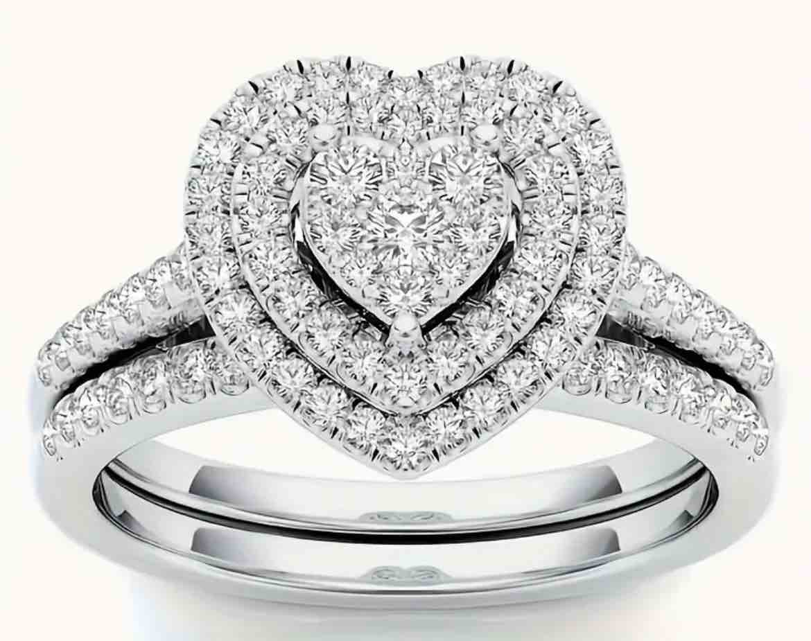 Beautiful 925 Silver Sapphire Ring Sz 7