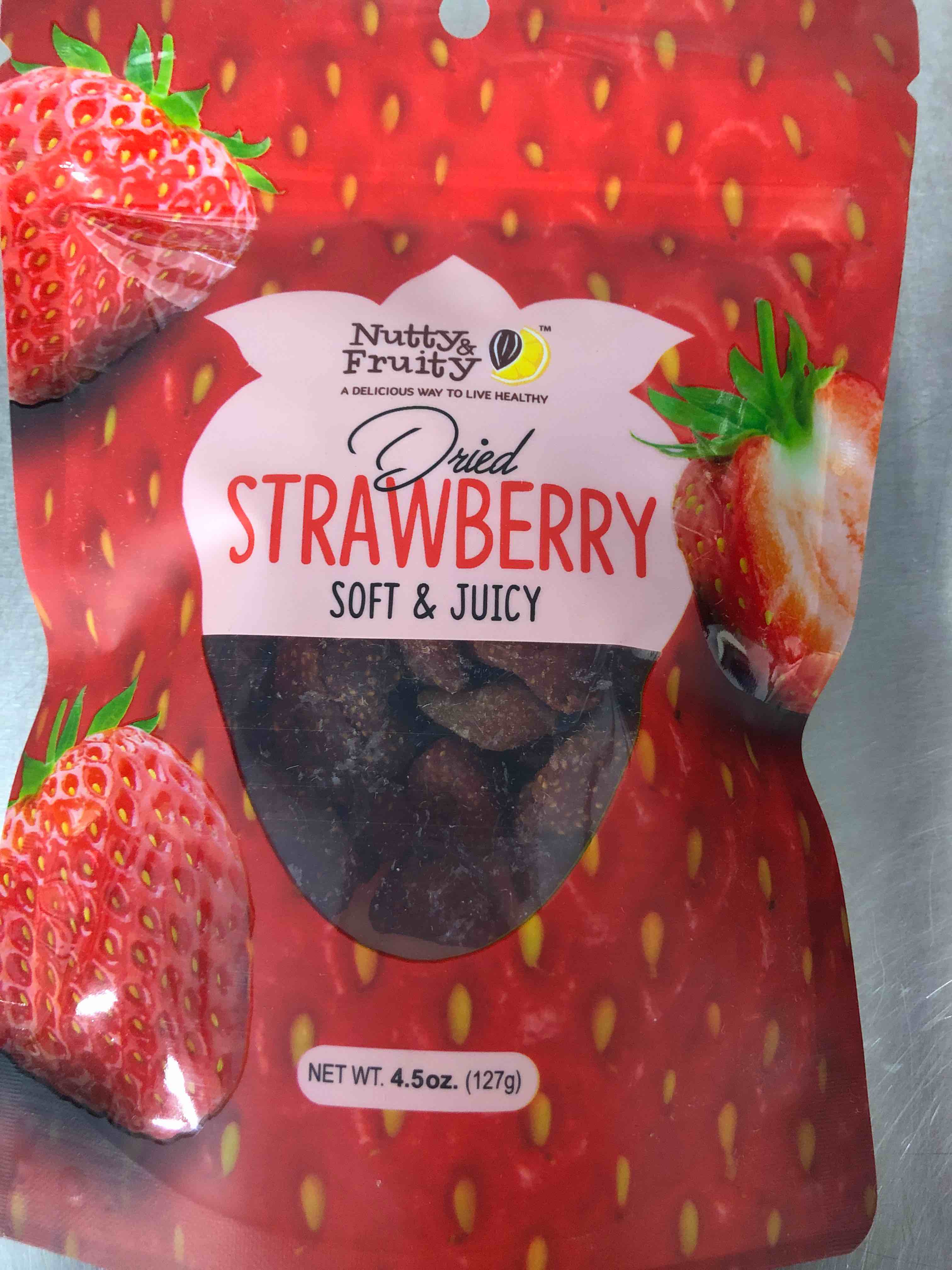 Nutty & Fruity Dried Strawberry 4.5Oz