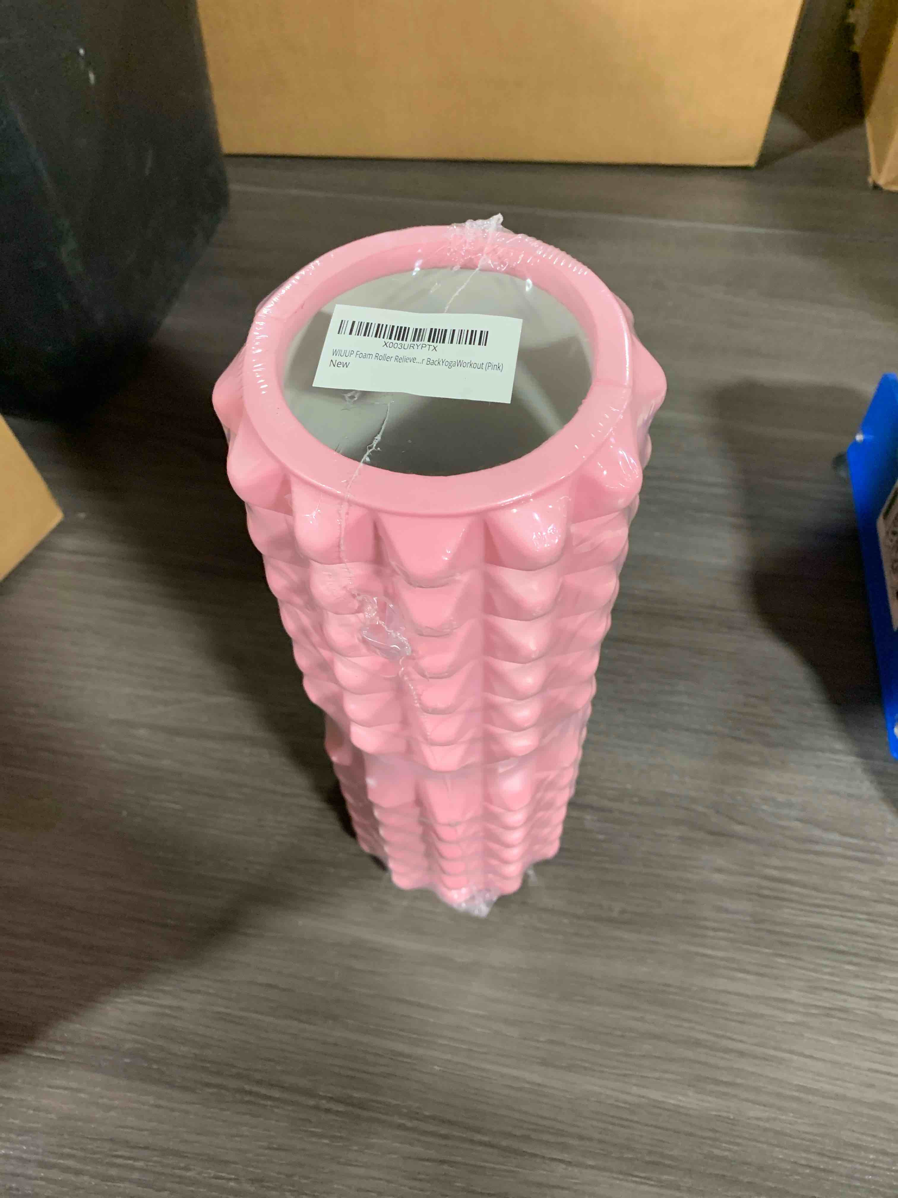 (LIGHT PINK) Foam Roller - for Self Massage Exercise, Back Pain, Legs, Yoga, Relieve Muscles, Physical Therapy, Body Stretching, Deep Tissue - Medium Density (Color : Rose GED)