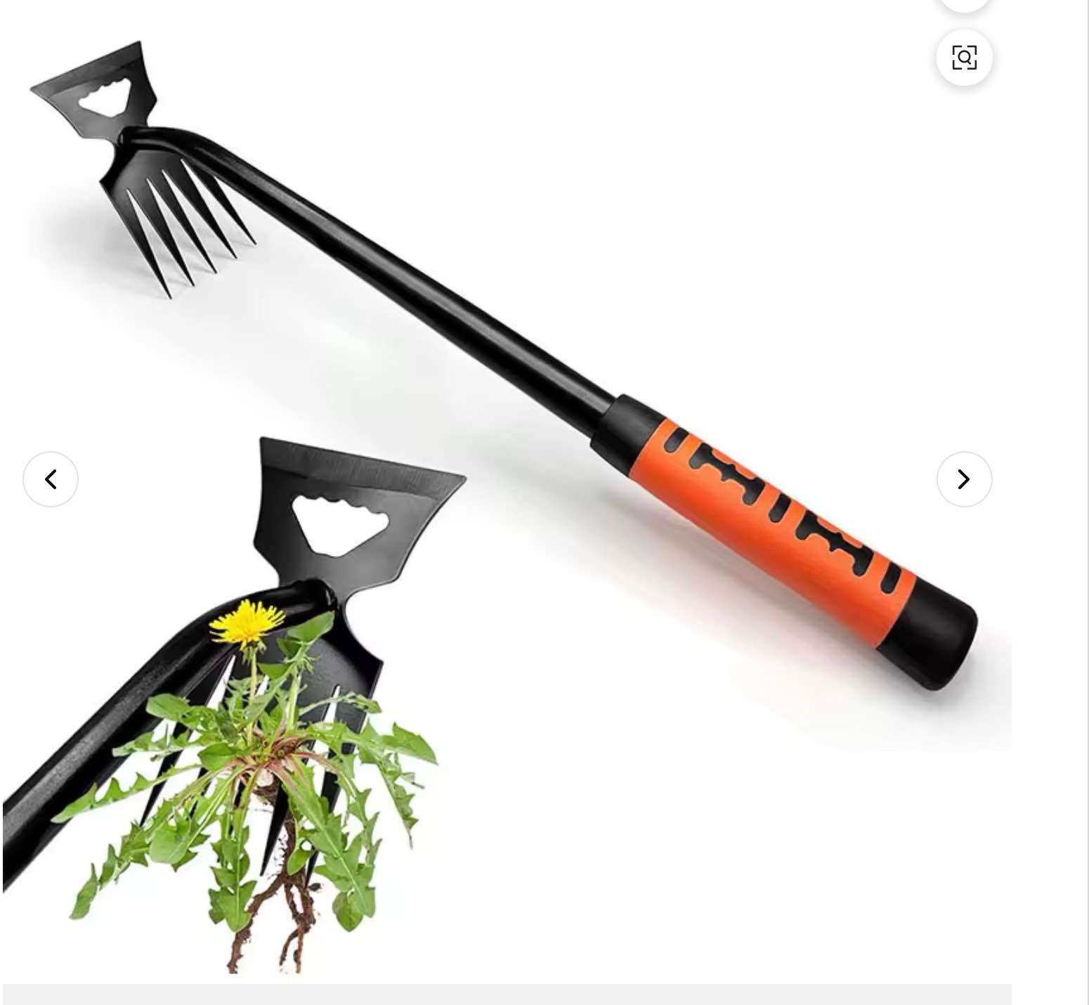 5 teeth weeder garden rooter weed puller