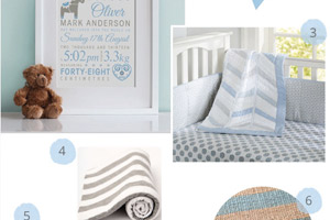 Blue and Grey Nursery Ideas
