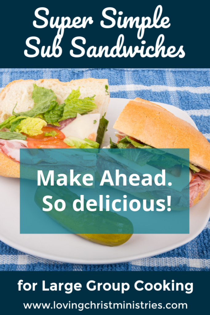 Super Simple Hot Sub Sandwiches