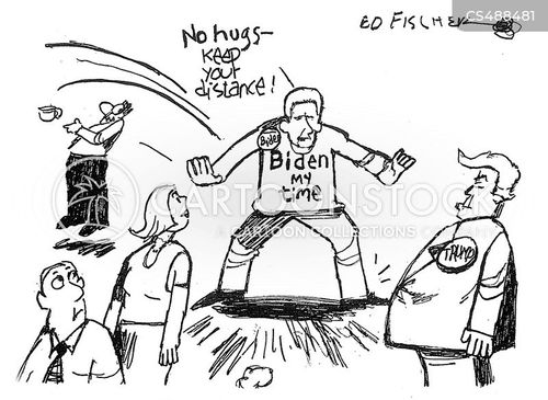 Keep Your Distance Cartoons and Comics - funny pictures from CartoonStock