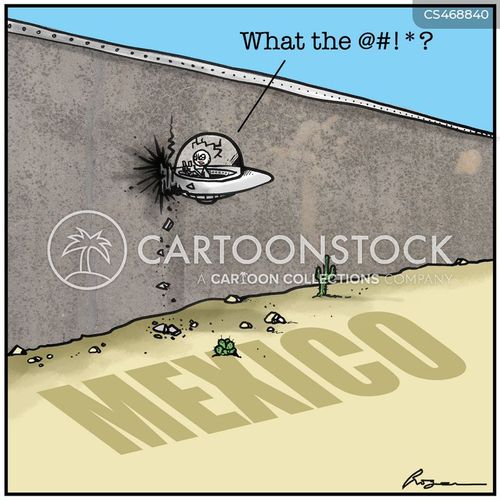 Mexico Wall Cartoons and Comics funny pictures from CartoonStock