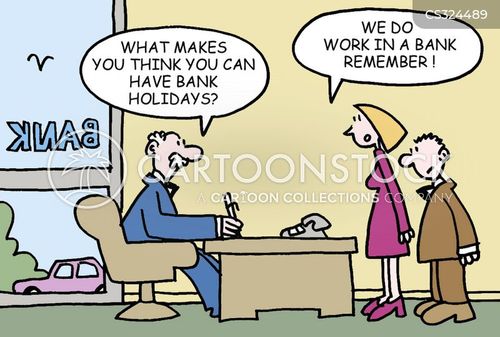 Bank Holidays Cartoons and Comics funny pictures from CartoonStock
