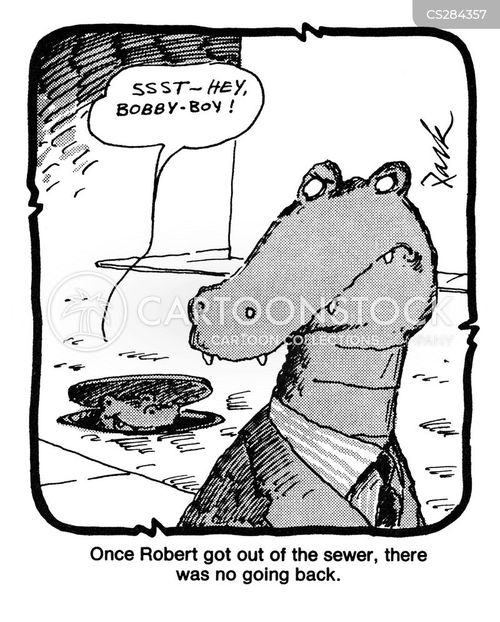 No Going Back Cartoons and Comics - funny pictures from CartoonStock