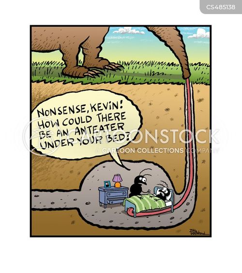 Monsters Under The Bed Cartoons and Comics - funny pictures from  CartoonStock