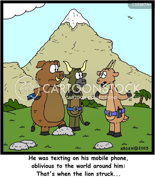 Distracted Animal Cartoons and Comics - funny pictures from CartoonStock