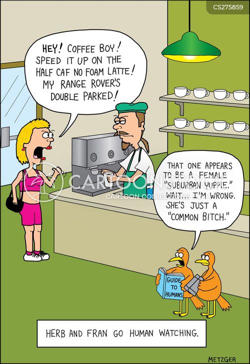Coffee Store Cartoons and Comics funny pictures from CartoonStock