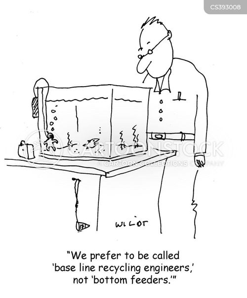 Bottom Feeders Cartoons and Comics funny pictures from CartoonStock