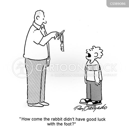 Rabbit's Foot Cartoons and Comics - funny pictures from CartoonStock