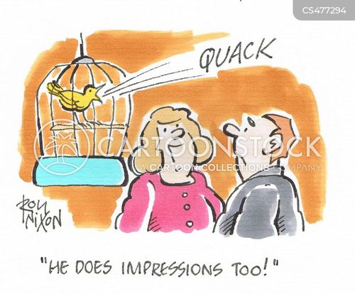 Voice Impressions Cartoons and Comics - funny pictures from CartoonStock