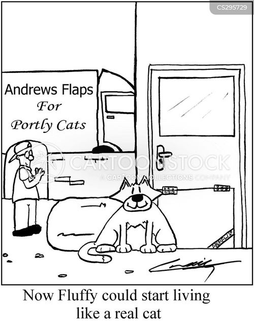 Catflap Cartoons and Comics funny pictures from CartoonStock