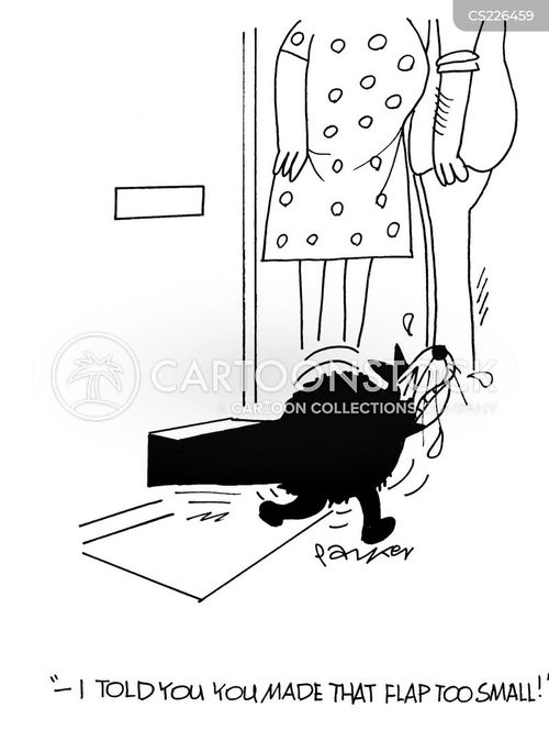 Catflap Cartoons and Comics funny pictures from CartoonStock