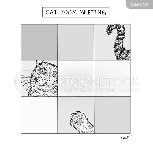 Virtual Meetings Cartoons and Comics funny pictures from CartoonStock