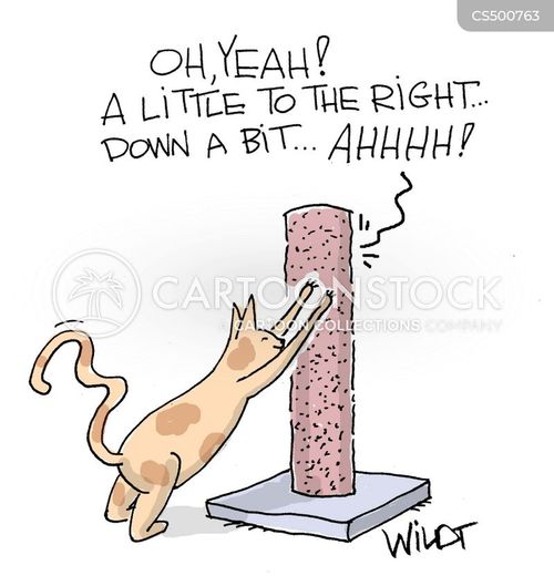 Back Scratching Cartoons and Comics funny pictures from CartoonStock