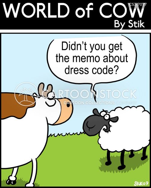 Cow Outfit Cartoons and Comics - funny pictures from CartoonStock