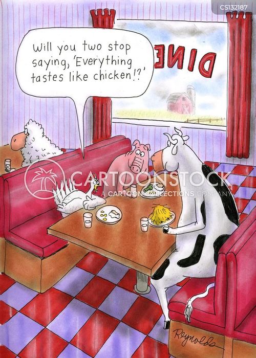 Meat Eaters Cartoons and Comics funny pictures from CartoonStock