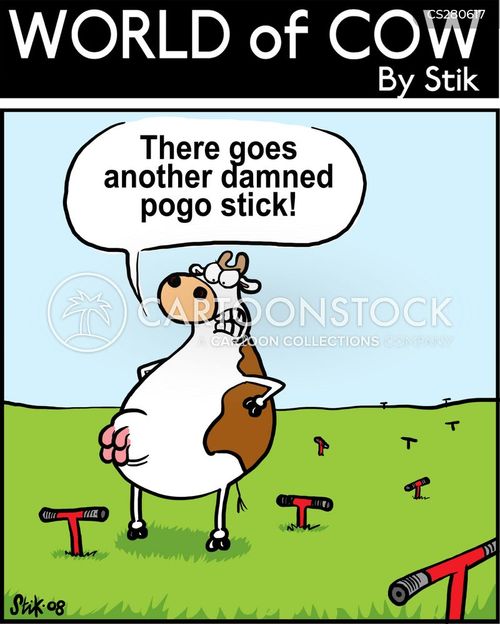Pogo Sticks Cartoons and Comics funny pictures from CartoonStock