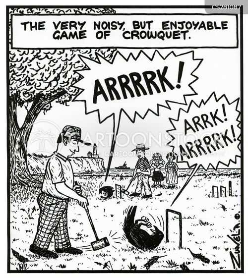 Croquet Lawn Cartoons and Comics funny pictures from CartoonStock