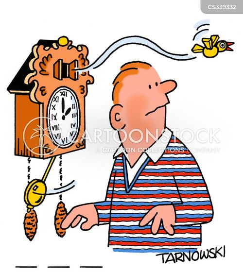 Novlety Clocks Cartoons and Comics funny pictures from CartoonStock