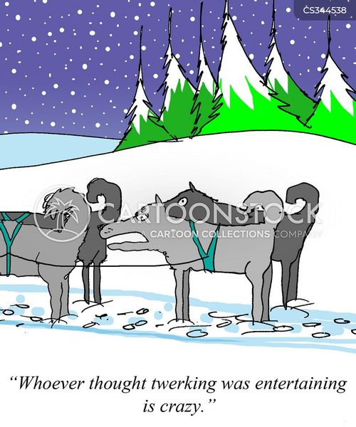 Sledding Cartoons and Comics funny pictures from CartoonStock