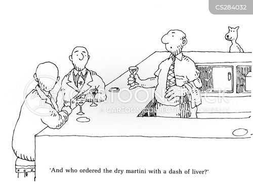 Dry Martini Cartoons and Comics funny pictures from CartoonStock
