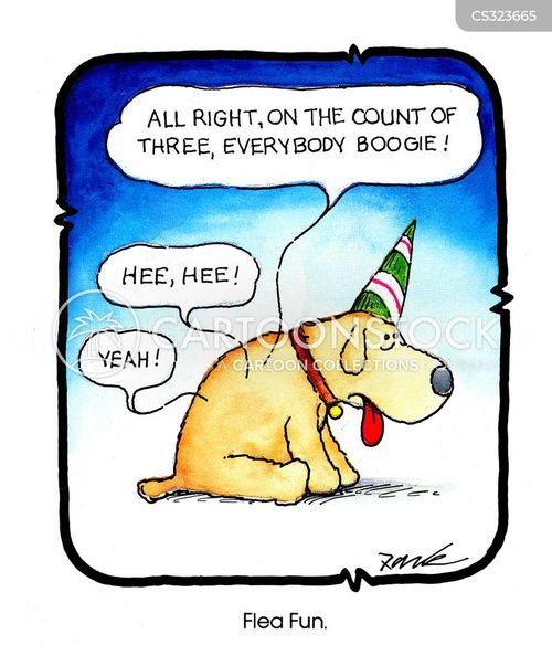 Flea Bites Cartoons and Comics funny pictures from CartoonStock