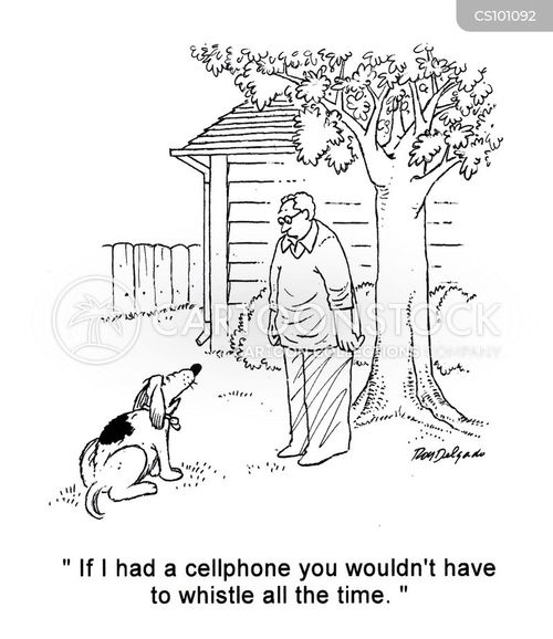 Dog Whistle Cartoons and Comics funny pictures from CartoonStock