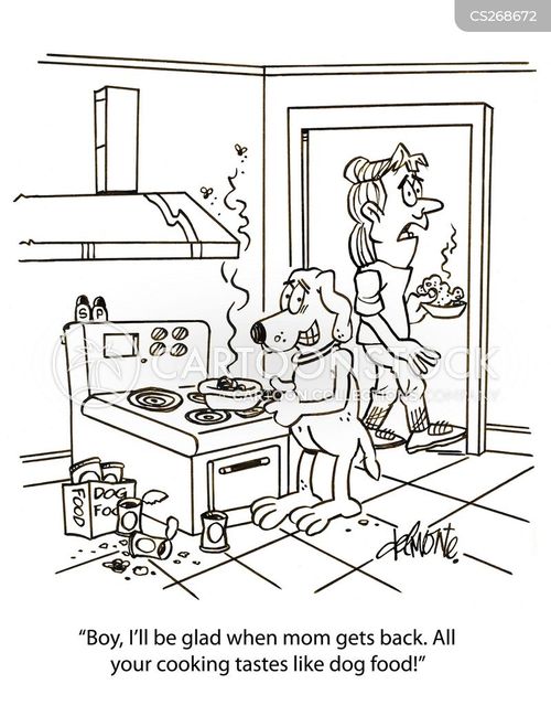 Cooking Dog Cartoons and Comics - funny pictures from CartoonStock
