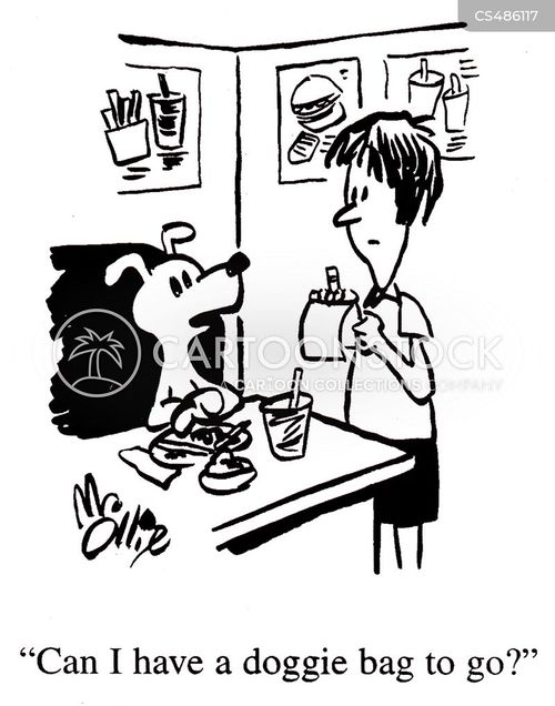 Doggie Bag Cartoons and Comics funny pictures from CartoonStock